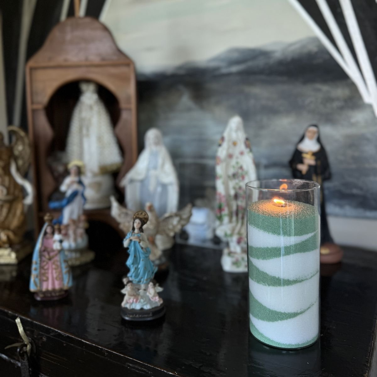 Vela em pó Flame Home — inspiração 3